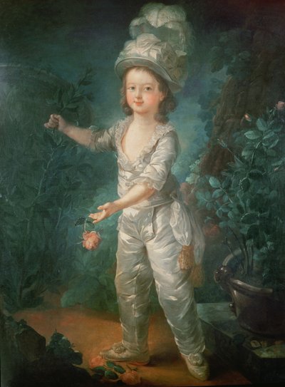 Portrait of the Dauphin, Later King Louis XVII of France (1785-95) by Jacques Fabien Gautier d